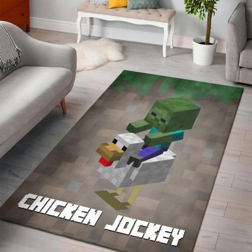 Minecraft Chicken Rug - Custom Size And Printing