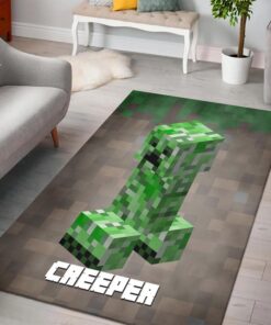 Minecraft Creeper Rug