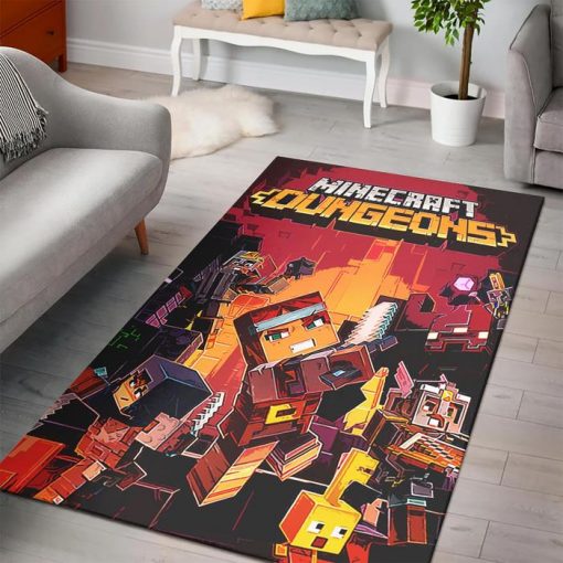 Minecraft Dungeons Rug - Custom Size And Printing