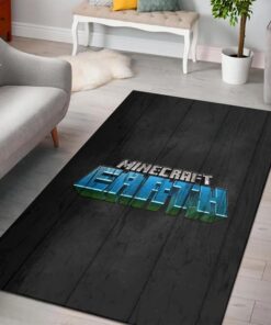Minecraft Earth Xbox Game Rug - Custom Size And Printing