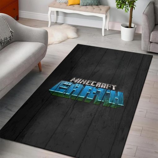 Minecraft Earth Xbox Game Rug - Custom Size And Printing