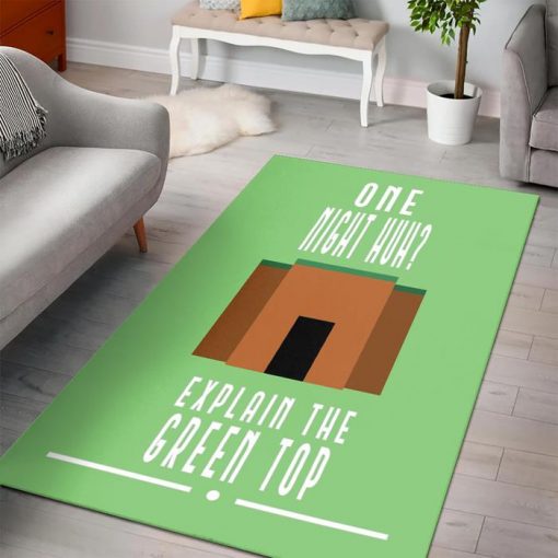 Minecraft Green Top Rug - Custom Size And Printing