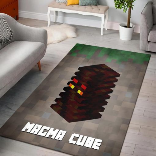 Minecraft Magmacube Rug - Custom Size And Printing