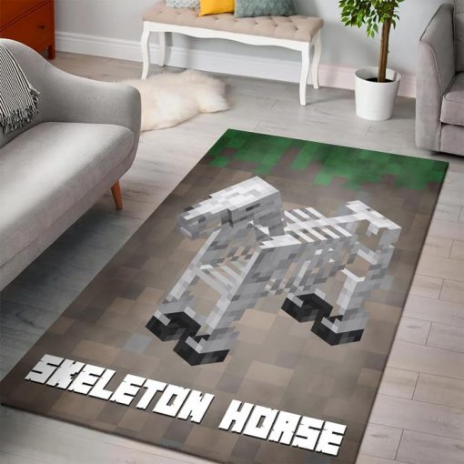 Minecraft Skeleton Horse Rug - Custom Size And Printing