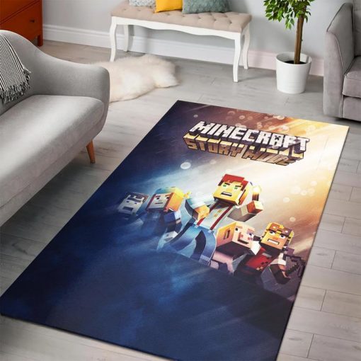 Minecraft Story Mode Rug - Custom Size And Printing