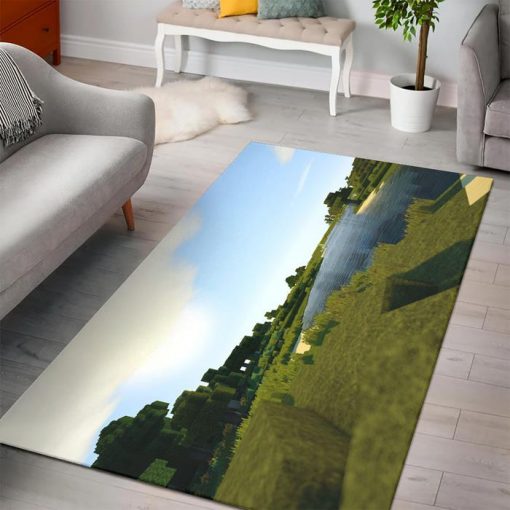 Minecraft Nature Rug - Custom Size And Printing