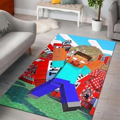 Minecraft Bedroom Rug – Custom Size And Printing