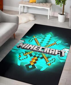 Minecraft Lava Rug - Custom Size And Printing