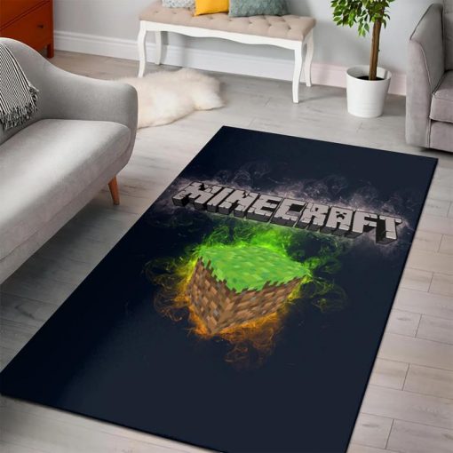 Minecraft Lava Rug – Custom Size And Printing