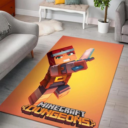 Minecraft Bear Rug - Custom Size And Printing