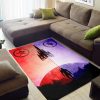 Red and Blue Mass Effect of Zelda Rug
