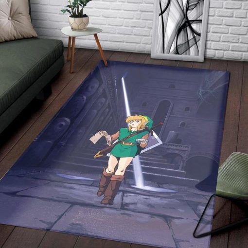 Zelda Links Awakening Rug - Custom Size And Printing