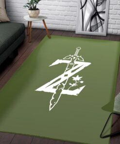 Zelda Logo Rug - Custom Size And Printing