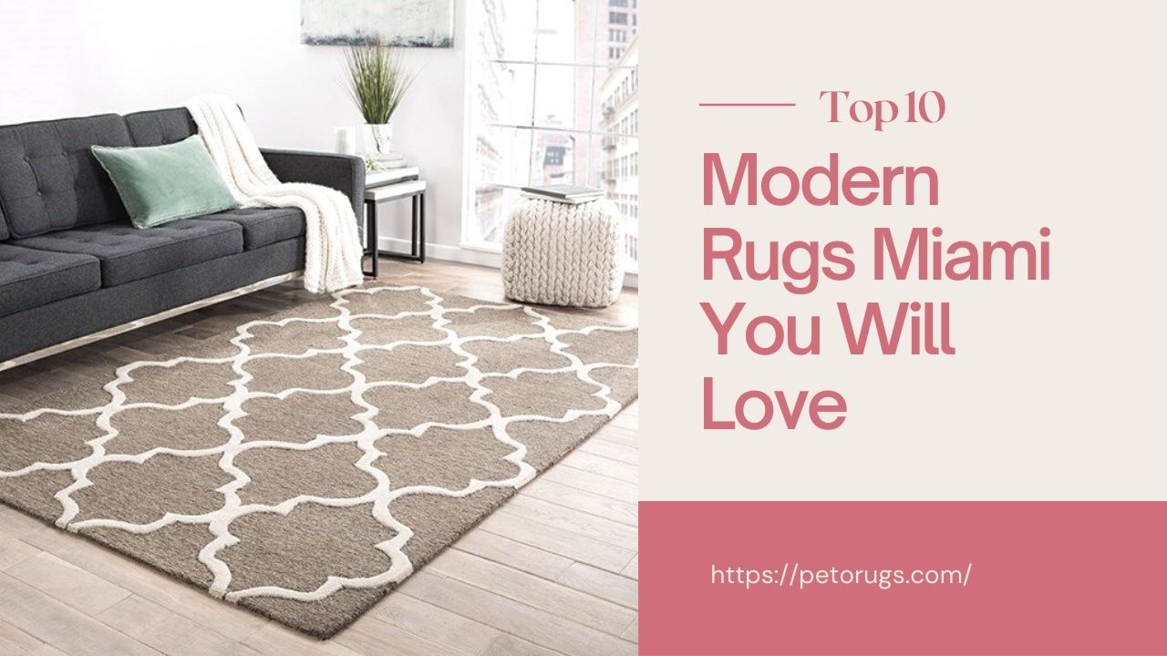 Top 10 Modern Rugs Miami You Will Love in 2020