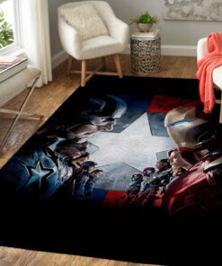 Civil War Marvel Bedroom Rug