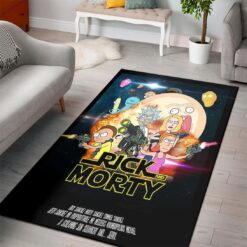 Rick and Morty Star Wars Rugs - Custom Size And Printing