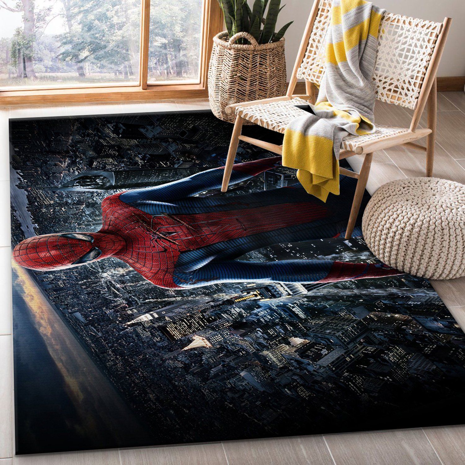 Spider-Man Marvel Comics Velboa Floor Rug Carpet Room Doormat Non-slip Mat #10 