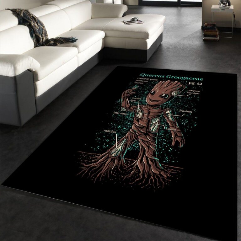 THE SCIENCE OF GROOT RUG – CUSTOM SIZE AND PRINTING