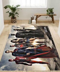 Justice League Characters Rug