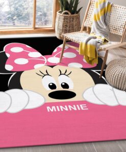 Minnie Mouse Disney Movies Rug