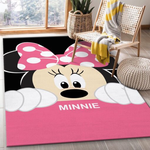Minnie Mouse Disney Movies Rug