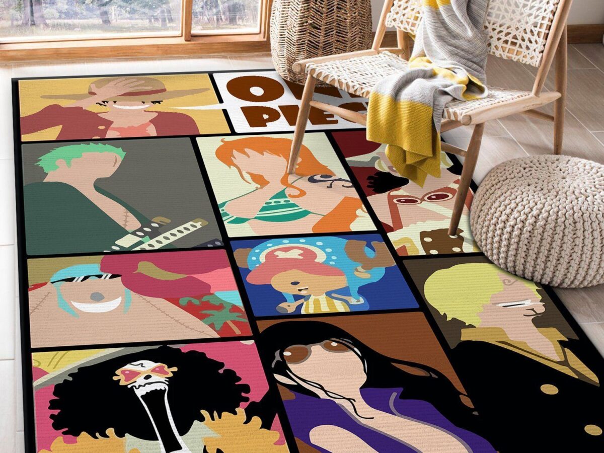 One Piece Anime Rug  Custom Size And Printing