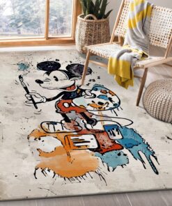 Mickey Mouse Drawing Rug
