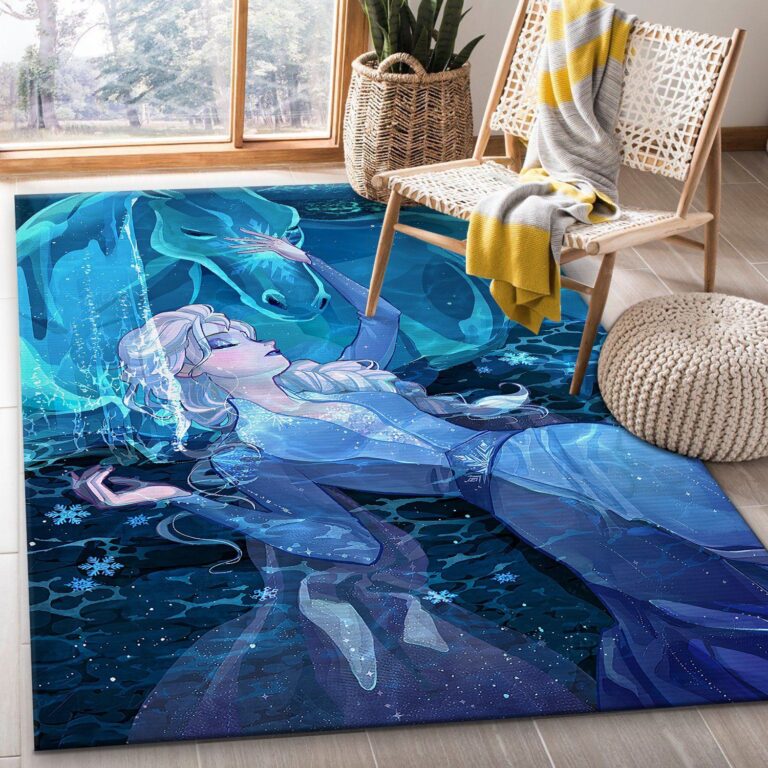Elsa Frozen Rug – Custom Size And Printing