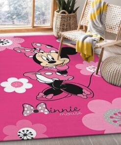 Minnie Mouse Pink Rug