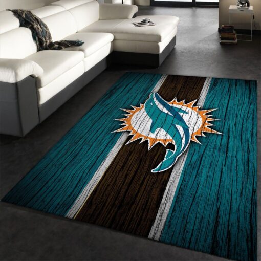 Miami Dolphins NFL Rug