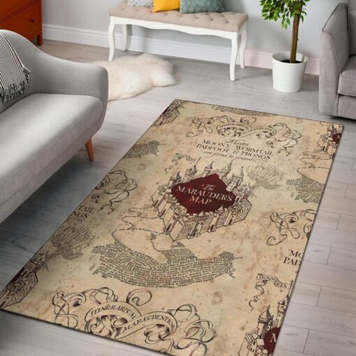 HARRY POTTER MARAUDERS MAP RUG – CUSTOM SIZE AND PRINTING