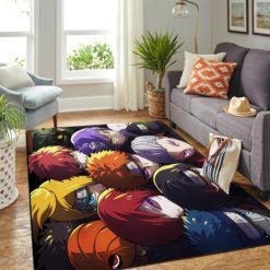 Akatsuki Naruto Carpet Rugs – Custom Size And Printing