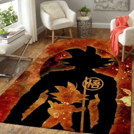 Dragon Ball - Silhouette Rug - Custom Size And Printing