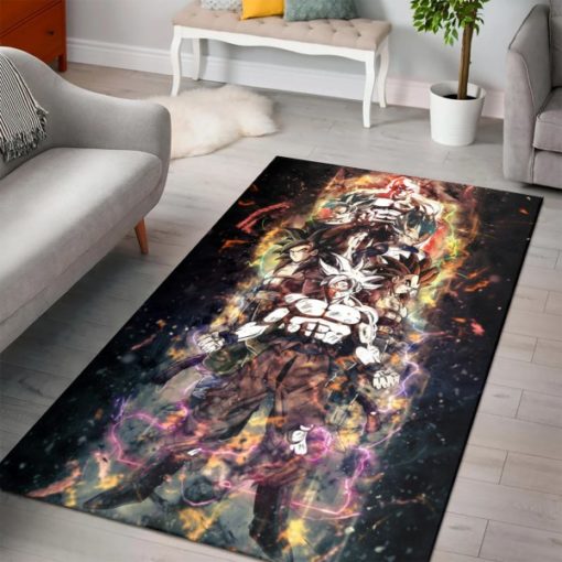 Son Goku Cadic Vegeta And Jiren Rug - Custom Size And Printing