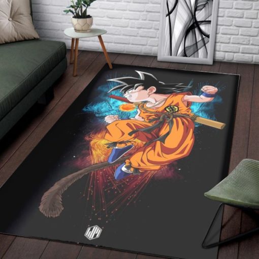 Son Goku Kakarot Child Dragon Ball Rug - Custom Size And Printing