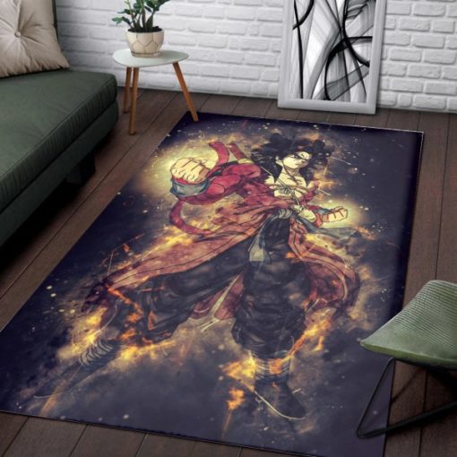 Son Goku Super Saiyan - Dragon Ball Super Rug - Custom Size And Printing