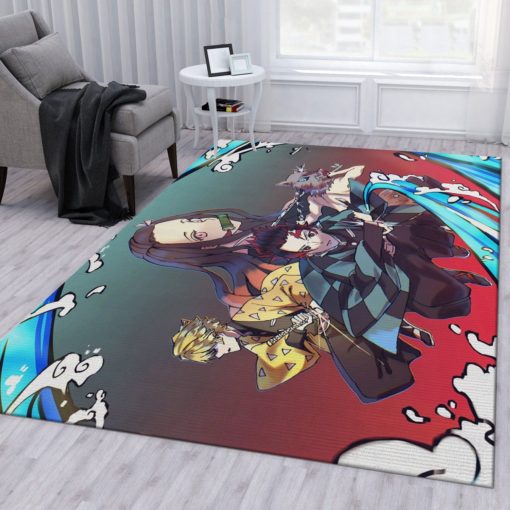 Demon Slayer Area Rug - Custom Size And Printing