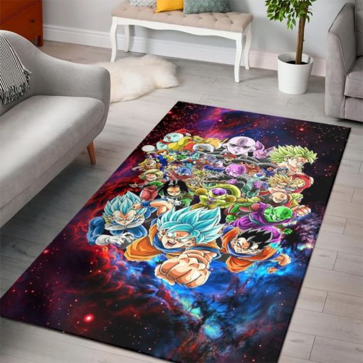 Dragon Ball Anime Character Rug - Custom Size And Printing