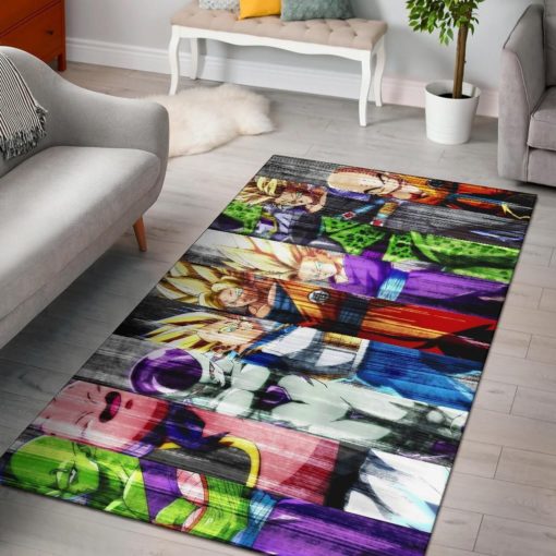 Dragon Ball Characters Hd Rug - Custom Size And Printing