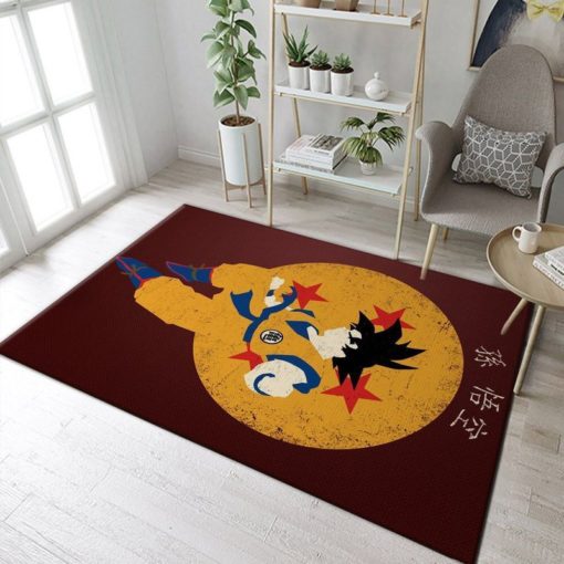 Dragon Ball Goku Kakarot Saiyan Hero Rug - Custom Size And Printing