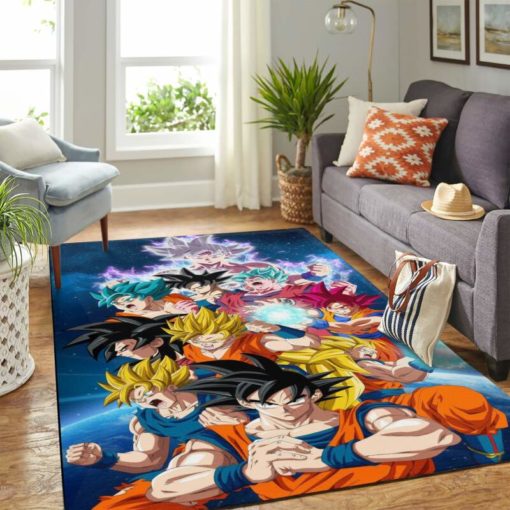 Dragon Ball Goku Rug - Custom Size And Printing
