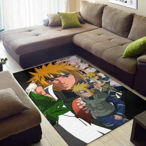 Minato Konoha Hokage Kunai Rug - Custom Size And Printing