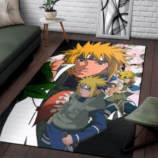 Minato Konoha Hokage Kunai Rug - Custom Size And Printing