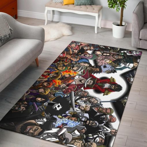 One Piece All Characters Rug - Custom Size And Printing