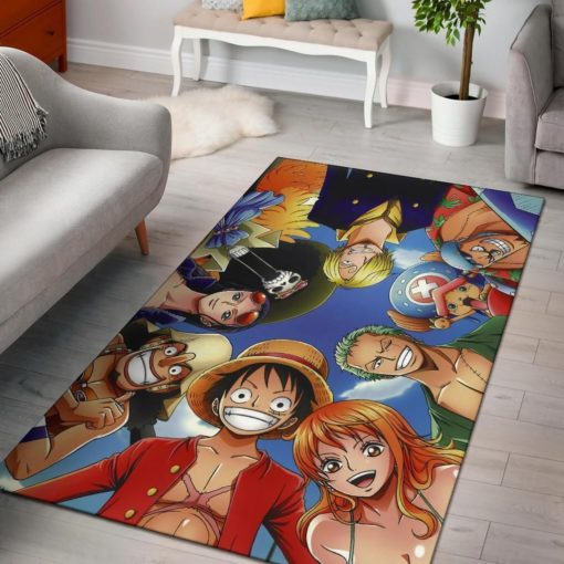 One Piece Straw Hat Crew Rug - Custom Size And Printing