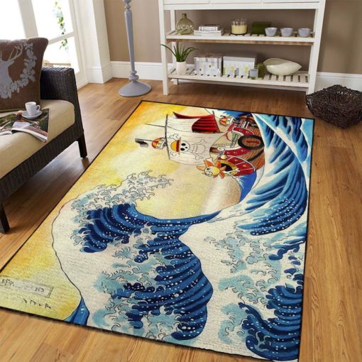One Piece Wave Rug - Custom Size And Printing