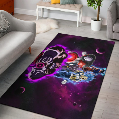 Super Universe Villains Power Purple Galaxy Rug - Custom Size And Printing