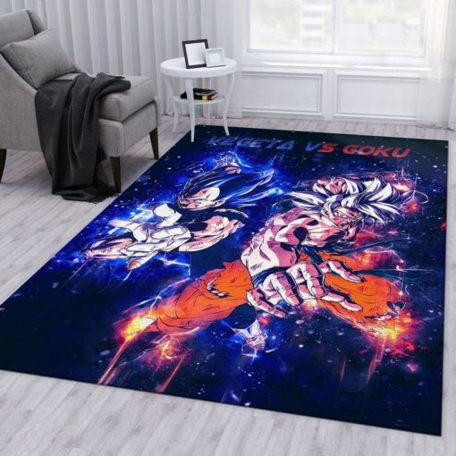 Vegeta Vs Goku Dragon Ball - Rug - Custom Size And Printing