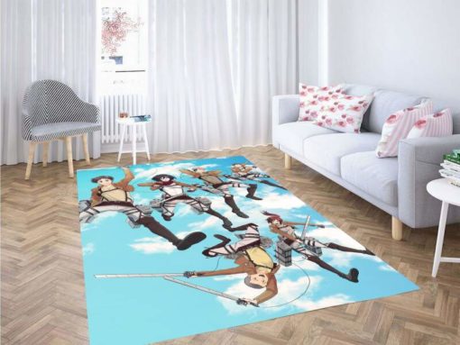 Army Scouting Legion Attack On Titan Rug - Custom Size And Printing