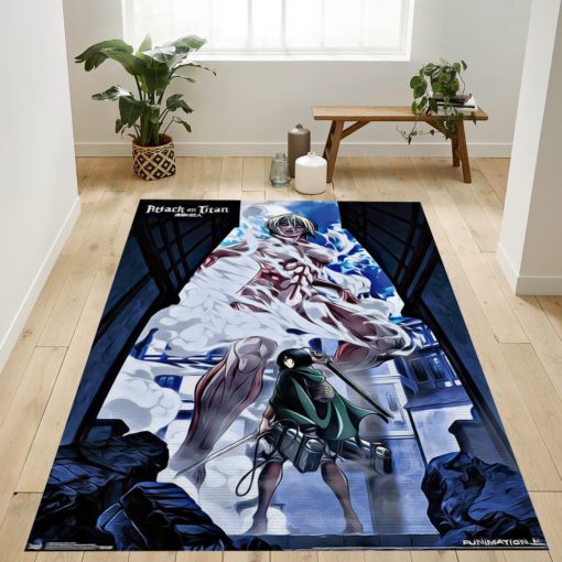 Attack On Titan Area Rug - Custom Size And Printing